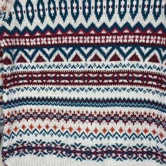 Abercrombie & Fitch winter crew neck sweater Sz small stretchy - Picture 2 of 5